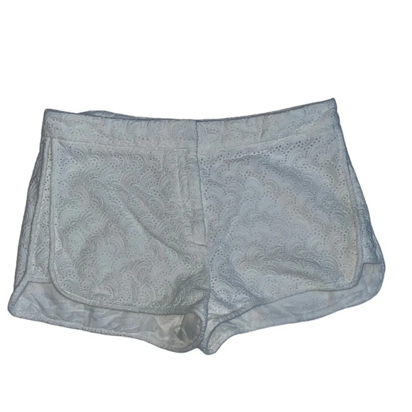 Theory White Cotton Embroidery Shorts Size 6 - Picture 1 of 6
